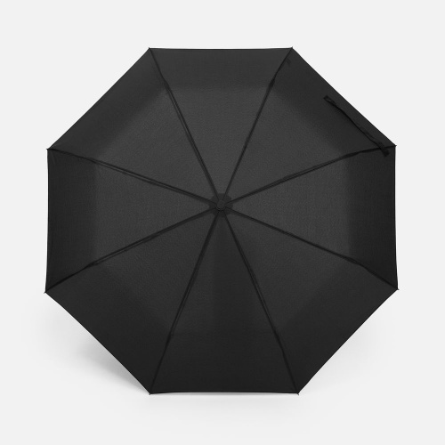 Зонт складной Cloudex, черный фото 2