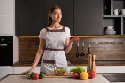 Фартук Keep Palms, горчичный фото 7 Фартук Keep Palms, горчичный фото 7