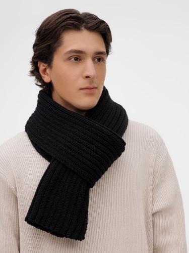 Шарф HappyGo, черный фото 3 Шарф HappyGo, черный фото 3