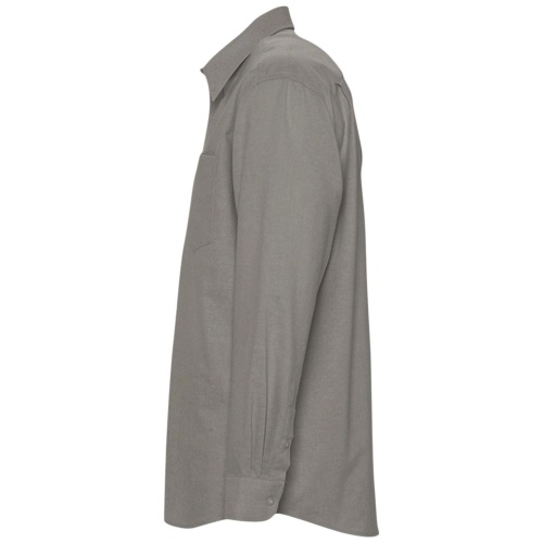 Рубашка мужская с длинным рукавом Boston, серая фото 4 Рубашка мужская с длинным рукавом Boston, серая фото 4