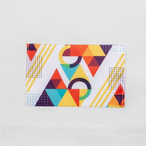 Лейбл тканевый Epsilon, XL, белый фото 5