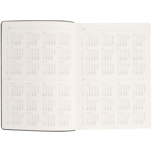 Ежедневник Flex Shall, недатированный, серый фото 6