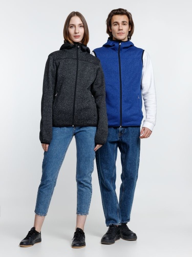 Жилет с капюшоном унисекс Gotland, синий фото 5 Жилет с капюшоном унисекс Gotland, синий фото 5