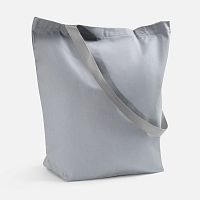 Шопер B5, серый с серыми ручками