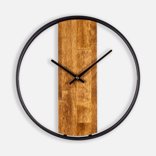 Часы Woodix, черные с коричневым фото 2