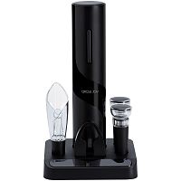 Винный набор Circle Joy Electric Wine Bottle Opener, черный