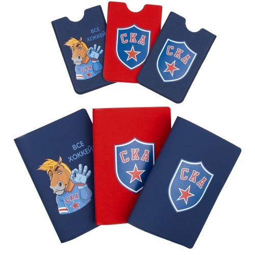 Обложка для паспорта «СКА», красная фото 6 Обложка для паспорта «СКА», красная фото 6