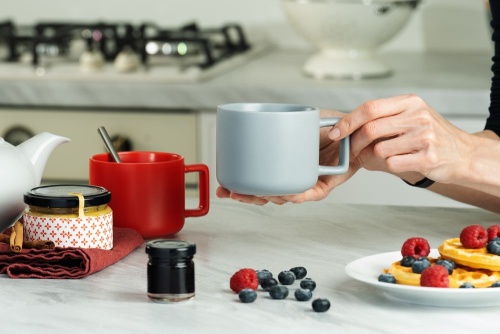 Чашка Jumbo, ver.2, матовая, белая фото 3 Чашка Jumbo, ver.2, матовая, белая фото 3