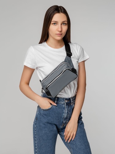 Поясная сумка Tabby, серая фото 9 Поясная сумка Tabby, серая фото 9