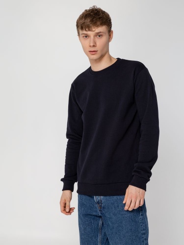 Толстовка Unit Toima Heavy, темно-синяя фото 8