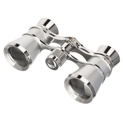 Театральный бинокль Broadway 325B, серебристый Театральный бинокль Broadway 325B, серебристый