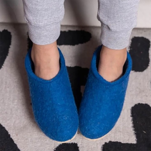 Домашние валенки Step, синие (василек) фото 4 Домашние валенки Step, синие (василек) фото 4
