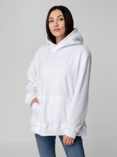 Худи флисовое унисекс Manakin, серое фото 6 Худи флисовое унисекс Manakin, серое фото 6