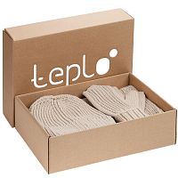 Набор Nordkyn Full Set с шарфом, бежевый