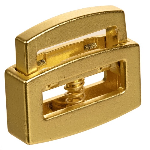 Фиксатор для шнура Latch, золотистый фото 2 Фиксатор для шнура Latch, золотистый фото 2