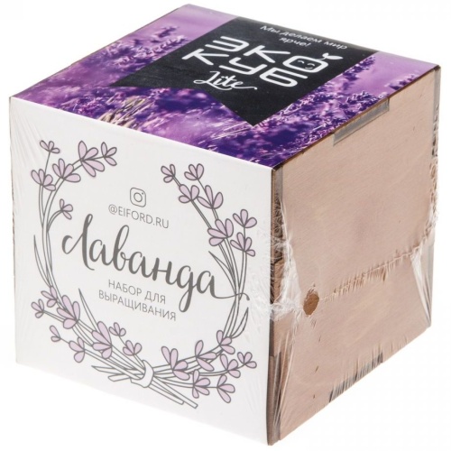 Набор для выращивания «Экокуб Lite», лаванда фото 7 Набор для выращивания «Экокуб Lite», лаванда фото 7