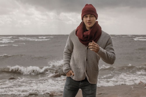 Снуд Brugge, черный фото 6