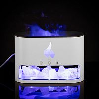 Увлажнитель-ароматизатор Fusion Blaze с имитацией пламени, белый