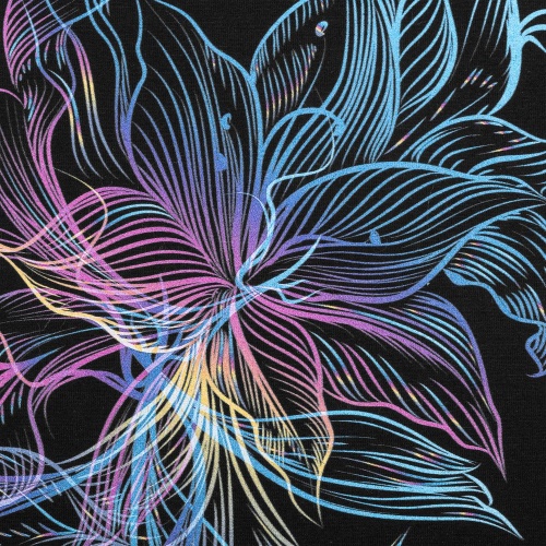 Футболка женская Vibrance, черная фото 6