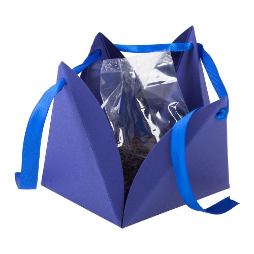 Чай Breakfast Tea в пирамидке, синий фото 3 Чай Breakfast Tea в пирамидке, синий фото 3