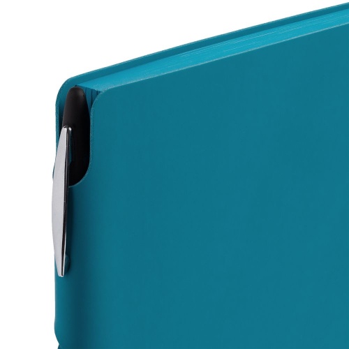 Ежедневник Flexpen Shall, недатированный, бирюзовый фото 7