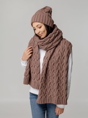 Шапка Loren, коричневая фото 8