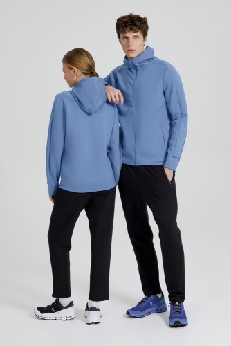 Куртка с капюшоном унисекс Begi, синяя фото 6 Куртка с капюшоном унисекс Begi, синяя фото 6