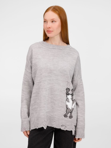Джемпер Sharpick, серый фото 2 Джемпер Sharpick, серый фото 2