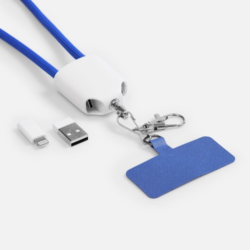 Кабель-ланьярд energyFlex Pro, синий фото 5 Кабель-ланьярд energyFlex Pro, синий фото 5