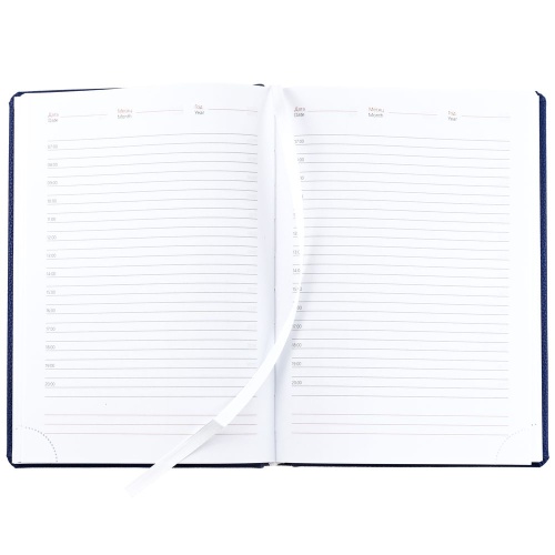 Ежедневник Sagrin, недатированный, синий фото 3