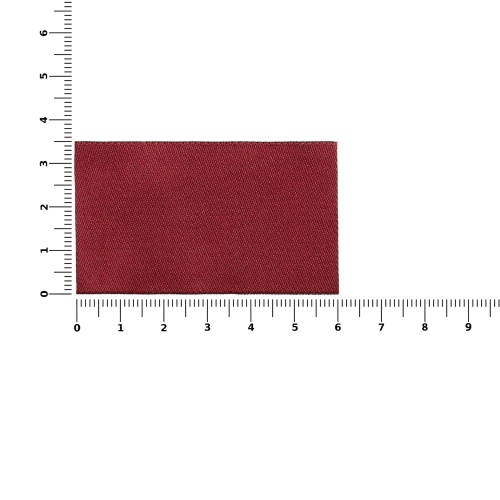 Лейбл тканевый Epsilon, M, бордовый фото 2