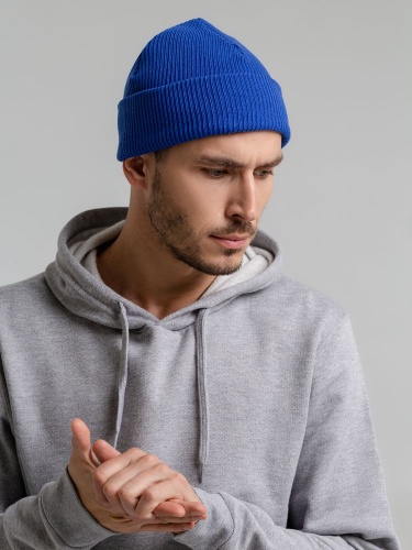 Шапка Life Explorer, ярко-синяя (василек) фото 9 Шапка Life Explorer, ярко-синяя (василек) фото 9