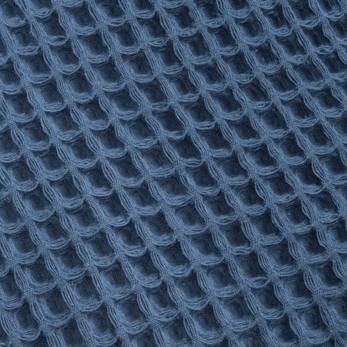 Плед вафельный Elenglect, темно-синий фото 4 Плед вафельный Elenglect, темно-синий фото 4