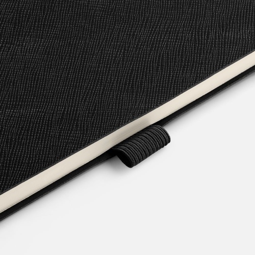 Ежедневник Lungo, недатированный, черный фото 3