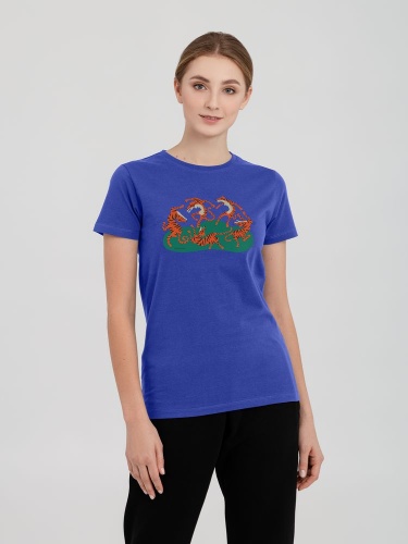 Футболка Tigerdance, ярко-синяя фото 3