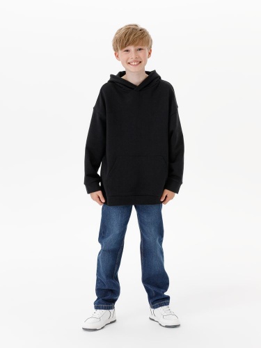 Худи детское оверсайз Houdini, черное фото 3 Худи детское оверсайз Houdini, черное фото 3