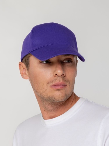 Бейсболка Convention, фиолетовая фото 7