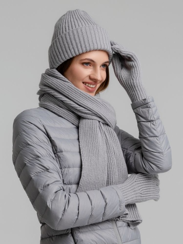 Шапка Capris, серая фото 8 Шапка Capris, серая фото 8