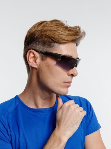 Спортивные солнцезащитные очки Fremad, черные фото 4