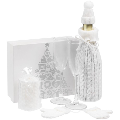 Коробка «Новогодняя история», белая фото 3