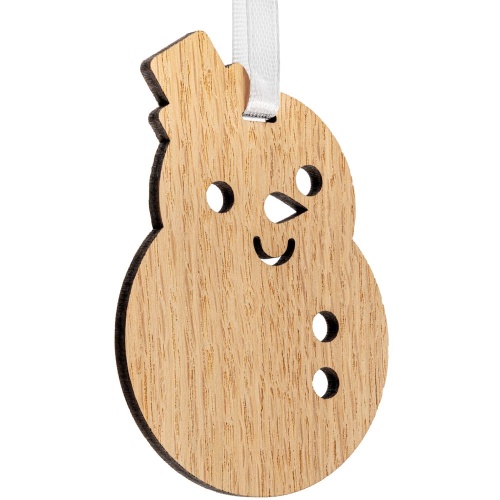 Деревянная подвеска Christmate, снеговик Деревянная подвеска Christmate, снеговик