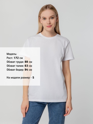 Футболка унисекс T-bolka 140, белая фото 5