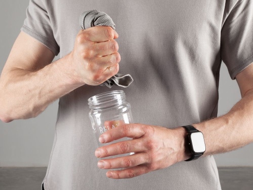 Охлаждающее полотенце Weddell, серое фото 7 Охлаждающее полотенце Weddell, серое фото 7