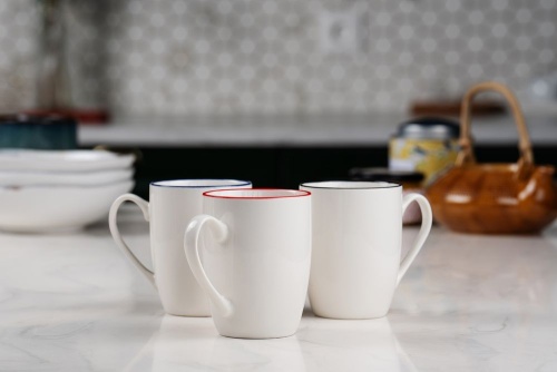 Кружка Simmy, белая с синим фото 6 Кружка Simmy, белая с синим фото 6