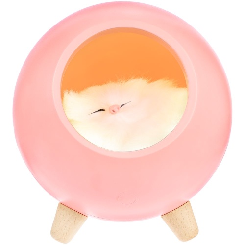 Беспроводная лампа-колонка Right Meow, розовая Беспроводная лампа-колонка Right Meow, розовая