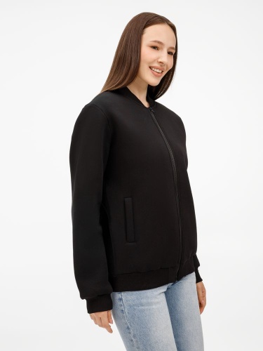 Бомбер унисекс Estado, черный фото 4 Бомбер унисекс Estado, черный фото 4