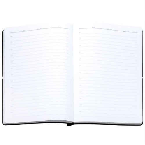 Ежедневник Flexpen Bright, недатированный, черный фото 4