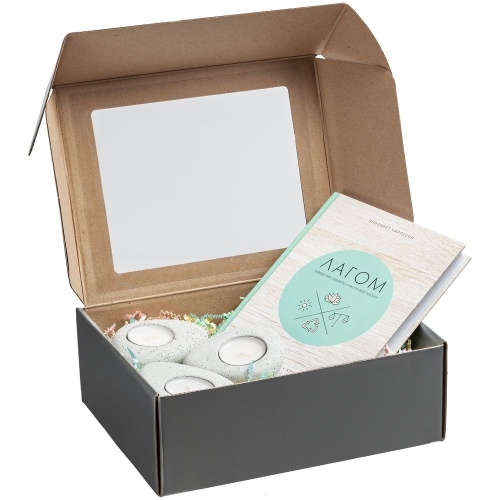 Коробка с окном Visible, серебристая фото 3