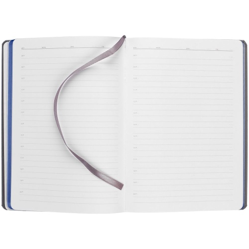 Ежедневник Rubikon, недатированный серо-синий фото 8 Ежедневник Rubikon, недатированный серо-синий фото 8