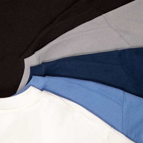 Футболка оверсайз унисекс Kosmos 2.0, кремовая фото 7